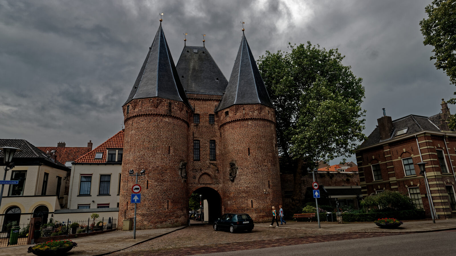 Straatbeeld van Kampen